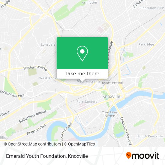 Emerald Youth Foundation map