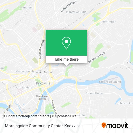 Morningside Community Center map