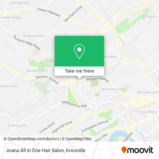 Joana All in One Hair Salon map