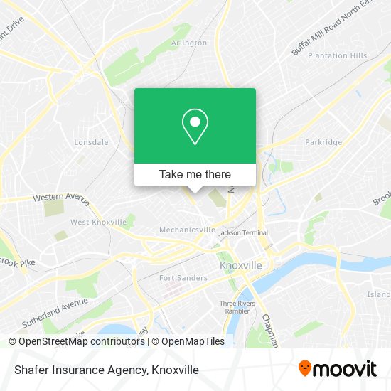 Mapa de Shafer Insurance Agency