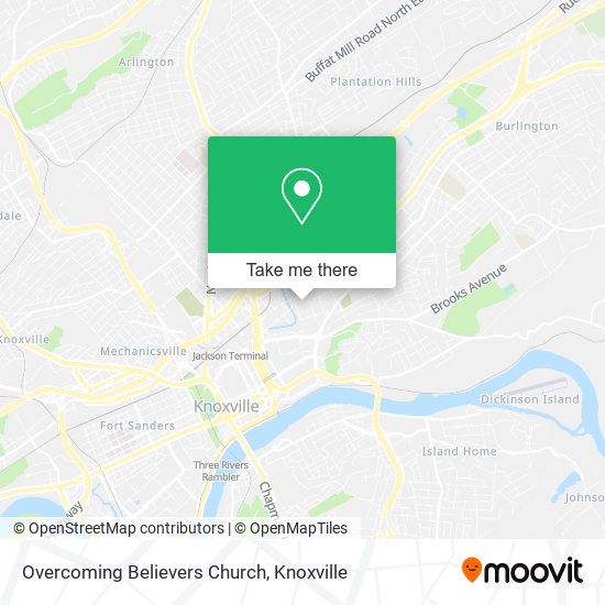 Overcoming Believers Church map
