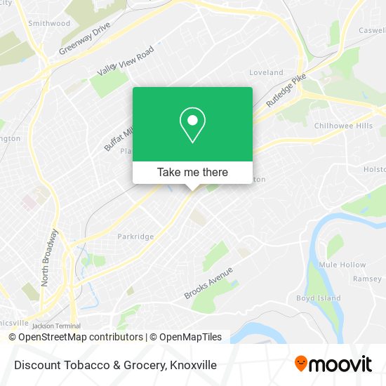 Discount Tobacco & Grocery map