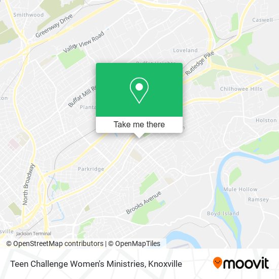 Mapa de Teen Challenge Women's Ministries
