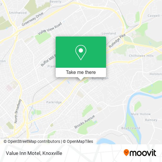 Value Inn Motel map