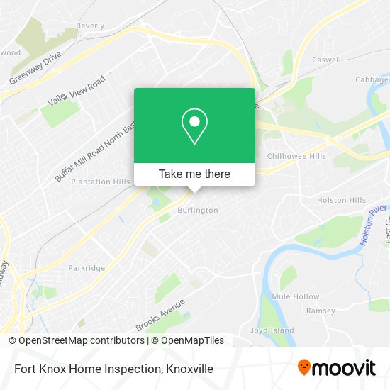 Mapa de Fort Knox Home Inspection