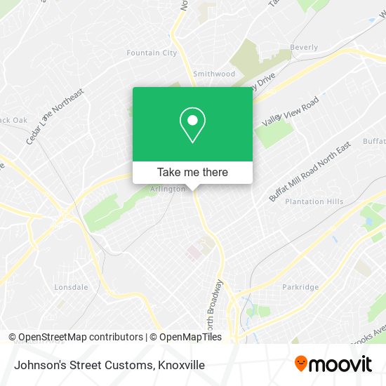 Johnson's Street Customs map