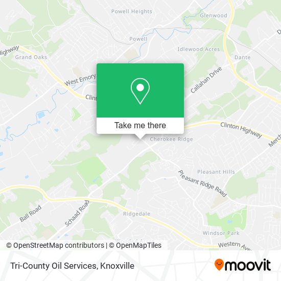 Mapa de Tri-County Oil Services