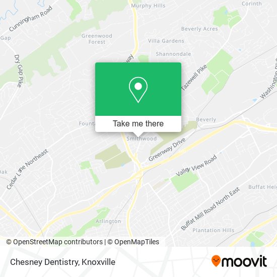 Mapa de Chesney Dentistry