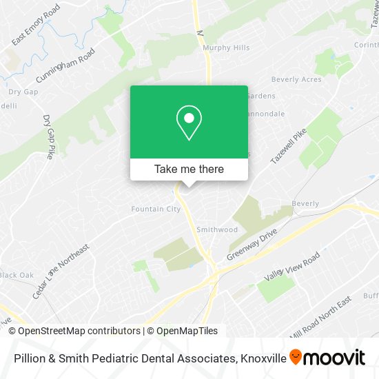 Pillion & Smith Pediatric Dental Associates map