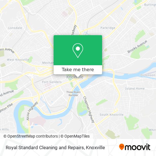 Royal Standard Cleaning and Repairs map