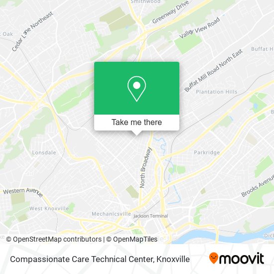 Compassionate Care Technical Center map