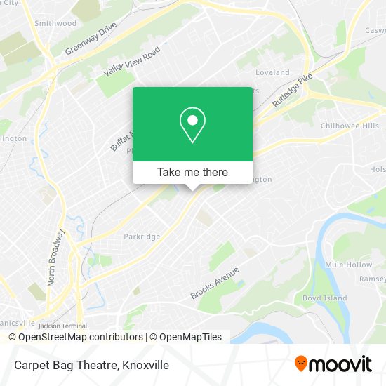 Carpet Bag Theatre map