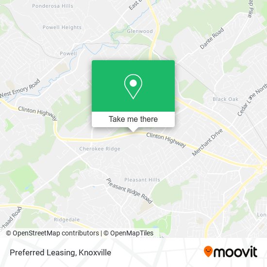 Preferred Leasing map