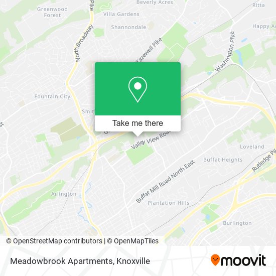 Mapa de Meadowbrook Apartments