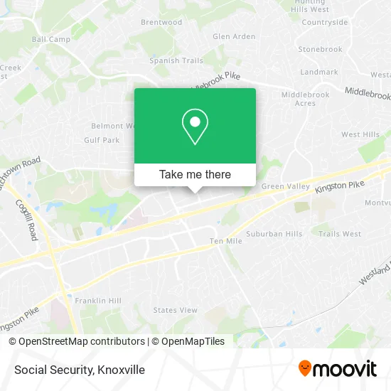 Social Security map