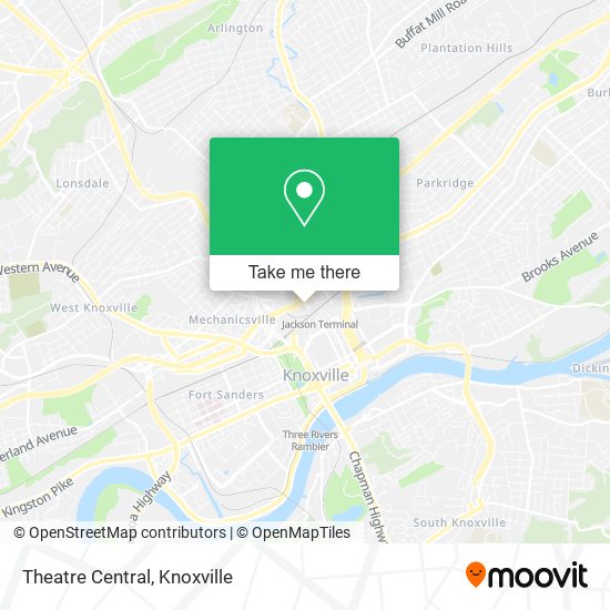 Theatre Central map