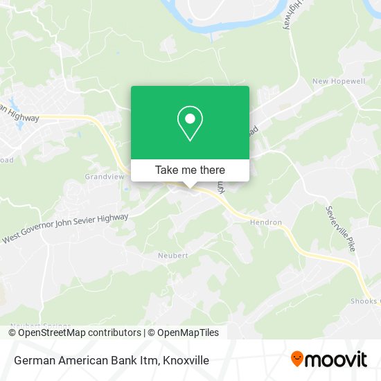 German American Bank Itm map