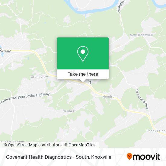 Covenant Health Diagnostics - South map