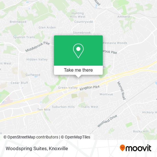 Mapa de Woodspring Suites