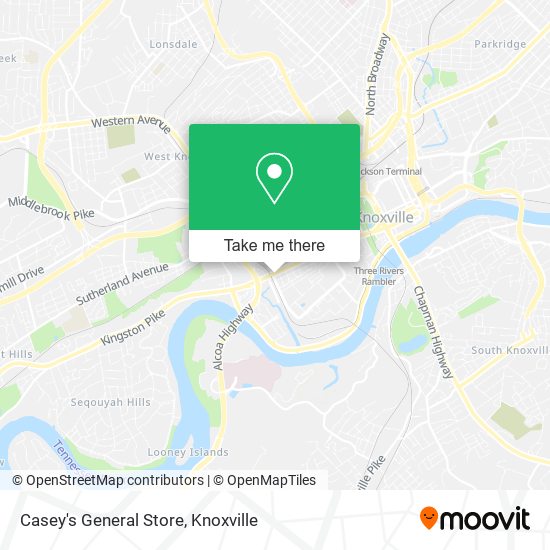 Casey's General Store map