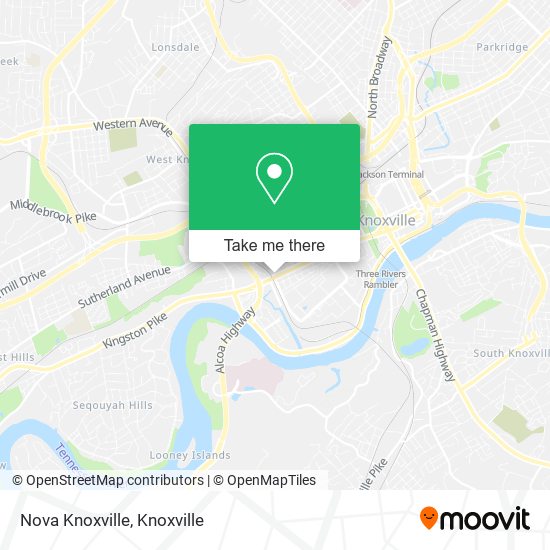 Nova Knoxville map