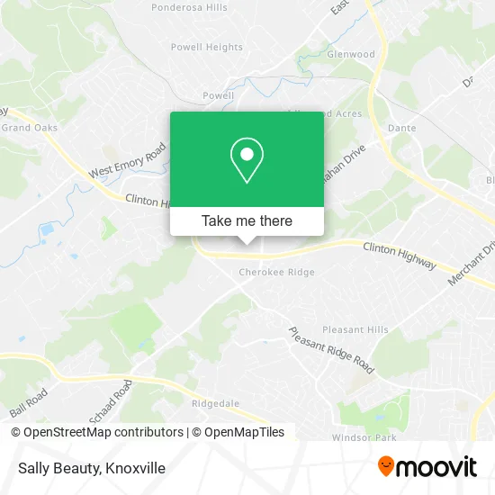 Sally Beauty map