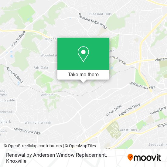 Mapa de Renewal by Andersen Window Replacement