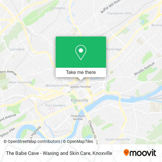 The Babe Cave - Waxing and Skin Care map
