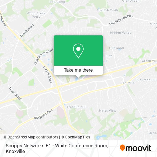 Scripps Networks E1 - White Conference Room map