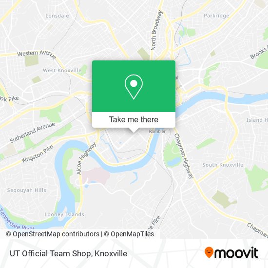 UT Official Team Shop map