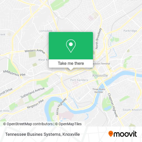 Tennessee Busines Systems map