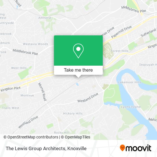 The Lewis Group Architects map