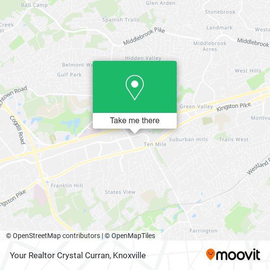Your Realtor Crystal Curran map