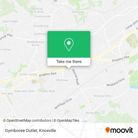 Gymboree Outlet map