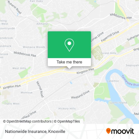 Nationwide Insurance map