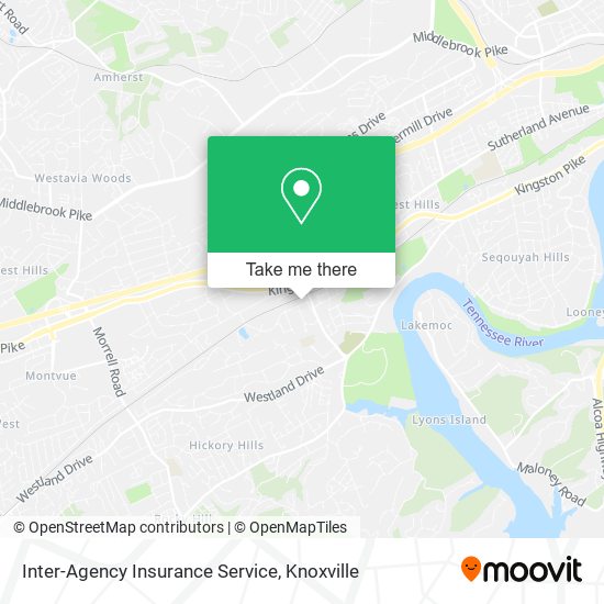 Inter-Agency Insurance Service map