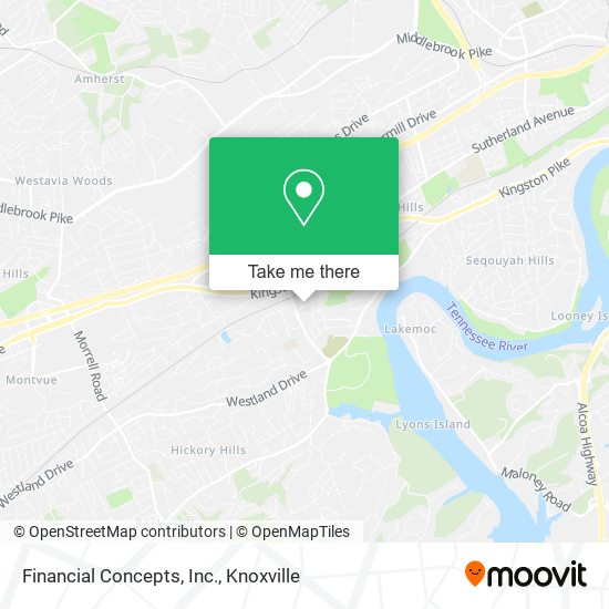 Financial Concepts, Inc. map