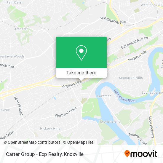 Carter Group - Exp Realty map