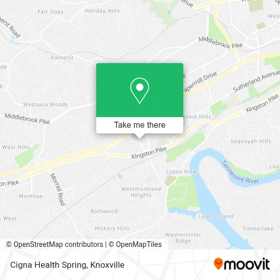 Cigna Health Spring map