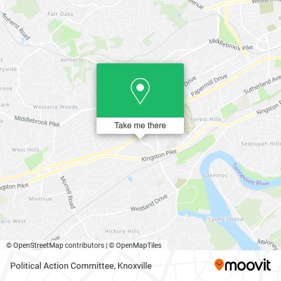 Political Action Committee map