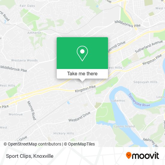 Sport Clips map