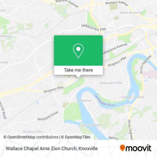 Wallace Chapel Ame Zion Church map