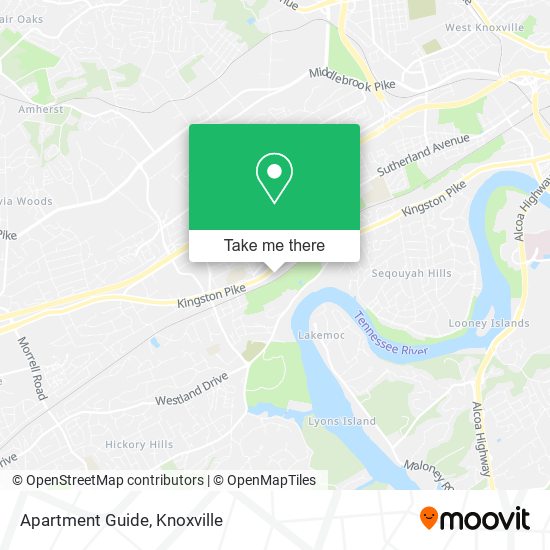 Mapa de Apartment Guide