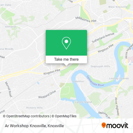 Mapa de Ar Workshop Knoxville
