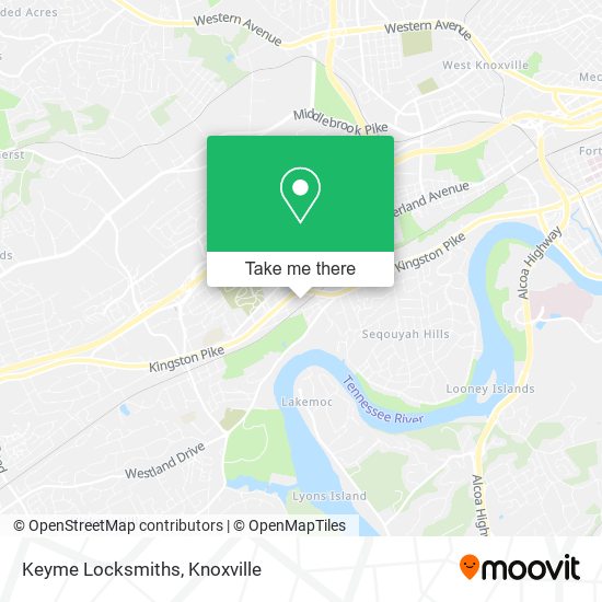 Keyme Locksmiths map