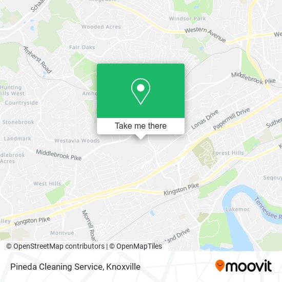 Pineda Cleaning Service map