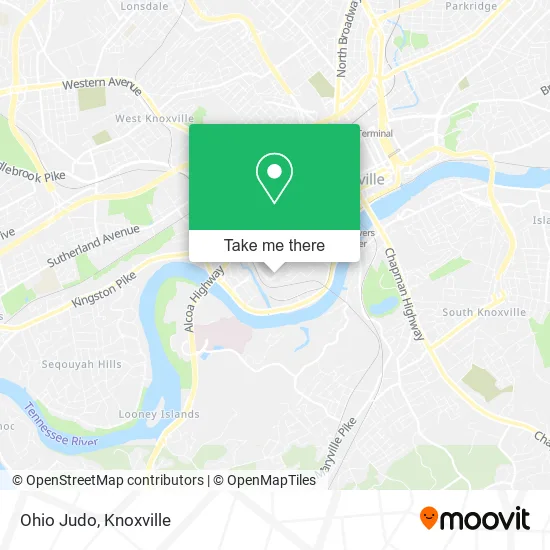 Mapa de Ohio Judo