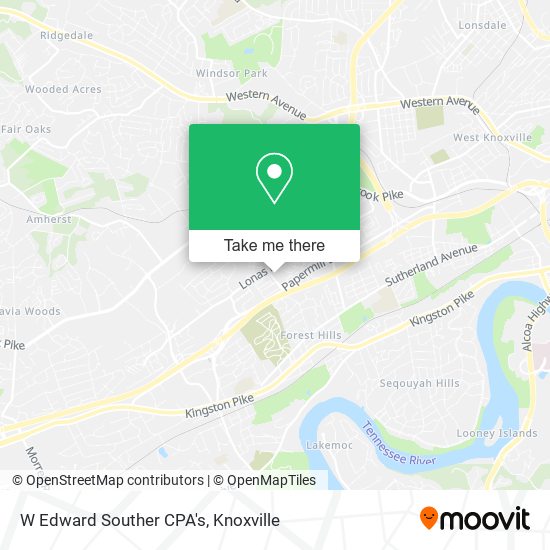 W Edward Souther CPA's map