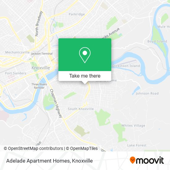 Adelade Apartment Homes map