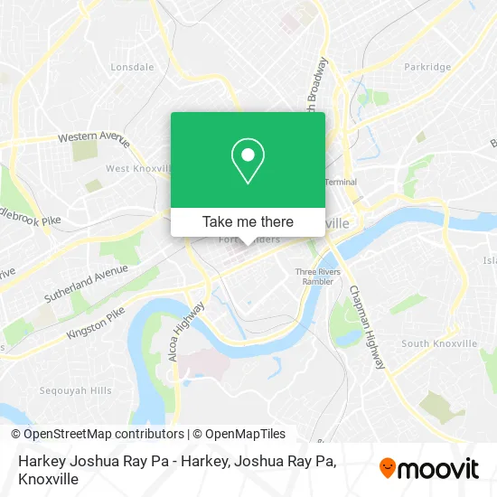 Mapa de Harkey Joshua Ray Pa - Harkey, Joshua Ray Pa